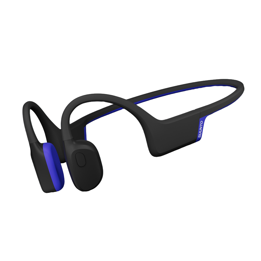 Suunto Aqua Light waterproof sports headphones with lightweight open-ear design for cycling, swimming, and endurance training