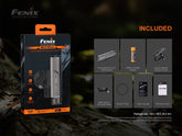 Fenix BC21R V3.0 high-performance USB rechargeable bicycle light durable design for bright and safe night riding