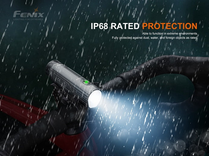 Fenix BC21R V3.0 high-performance USB rechargeable bicycle light durable design for bright and safe night riding