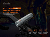 Fenix BC21R V3.0 high-performance USB rechargeable bicycle light durable design for bright and safe night riding