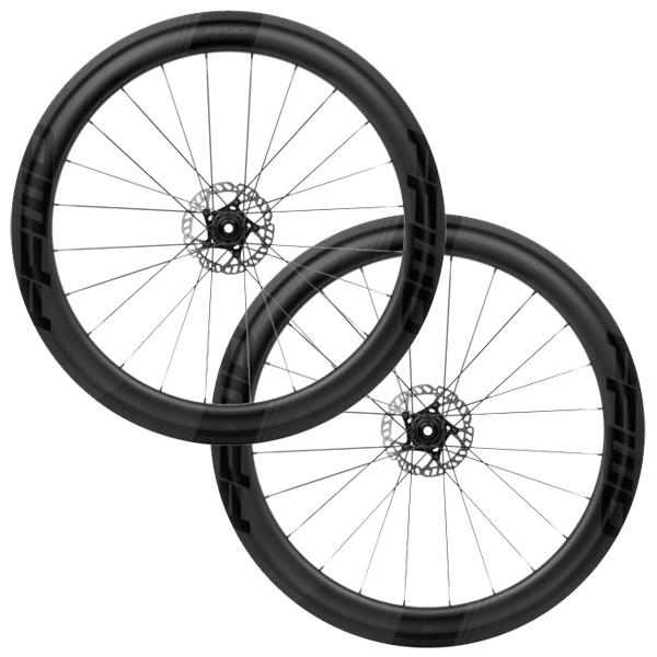 Matte Black / Shimano / DT350 / Wheelset / Tubular / 700c FFWD F6D Carbon Disc Brake Tubular Wheelset