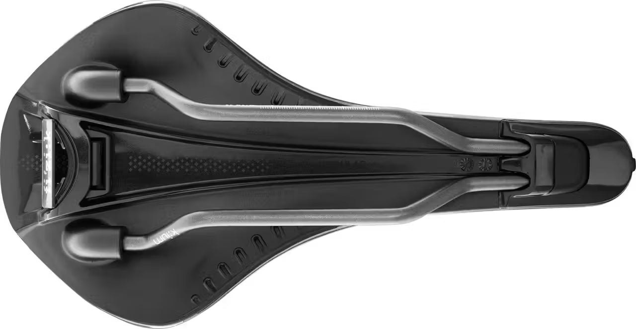 Fizik Antares R3 Versus Evo road bike saddle carbon reinforced nylon shell Kium rails pressure relief channel