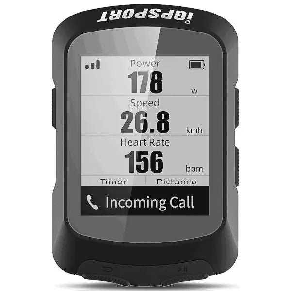 iGPSPORT iGS520 GPS bike computer with wireless navigation and performance tracking