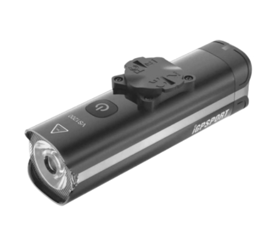iGPSPORT VS1200 Smart Bike Headlight 1200 lumens white USB rechargeable