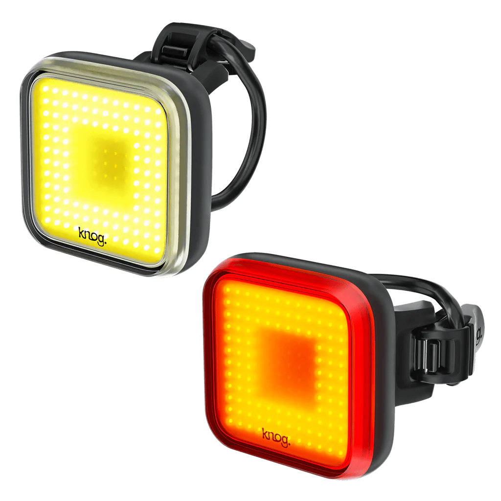 Knog Blinder LED twin pack bike lights front and rear USB rechargeable set