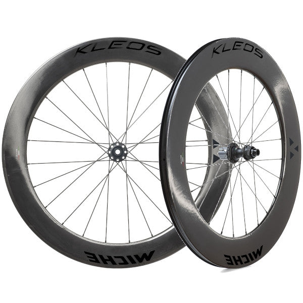 Miche Kleos 67/85 Tubeless Carbon Wheelset – aerodynamic lightweight road cycling wheels for performance riders