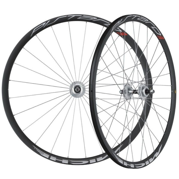 Silver Hubs Miche Pistard WR Track Clincher Wheelset - Options