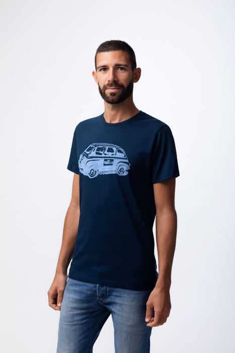 Large Pinarello 3D / Car Navy T-Shirt - Options