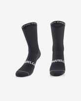 Pinarello lightweight black cycling socks with breathable performance fabric
