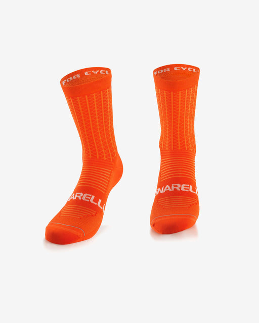 M (40/43) Pinarello Lightweight Cycling Socks, Orange - M (40/43)