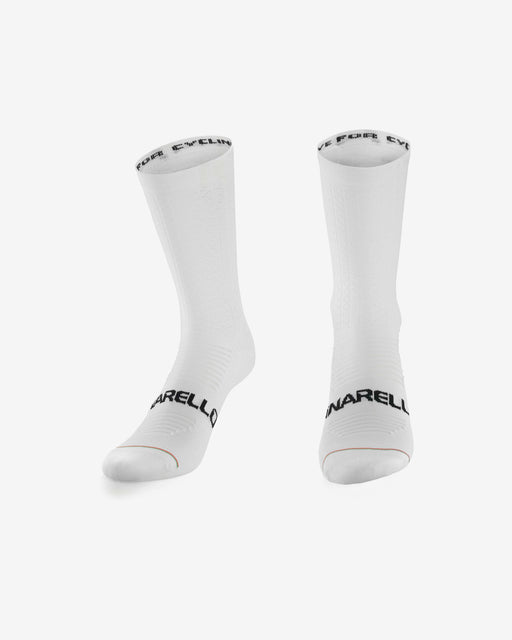 S (35/39) Pinarello Lightweight Cycling Socks, White - Options