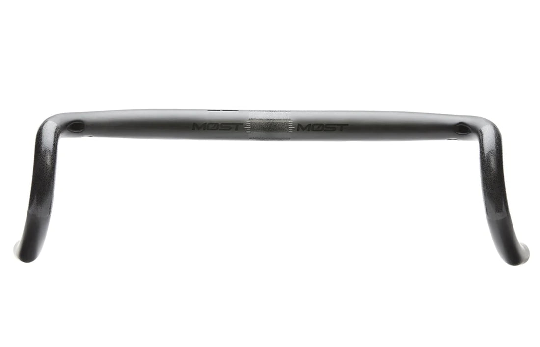 Pinarello Most Jaguar aluminum gravel handlebar ergonomic flared design for comfort and control on gravel and adventure bikes