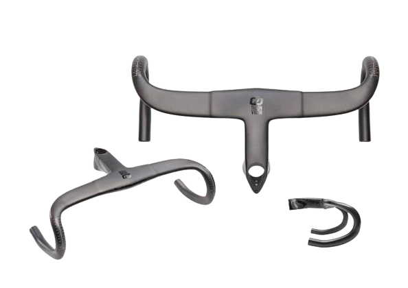 Guidon Intégré Carbone Pinarello Most Talon - Une Pièce, Drop Bar Rouge
