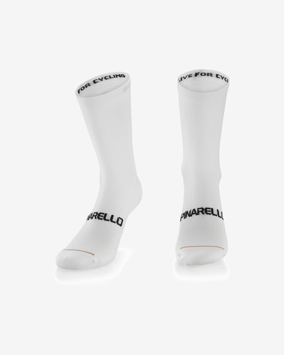 M (40/43) Pinarello Performance Cycling Socks, White - M (40/43)