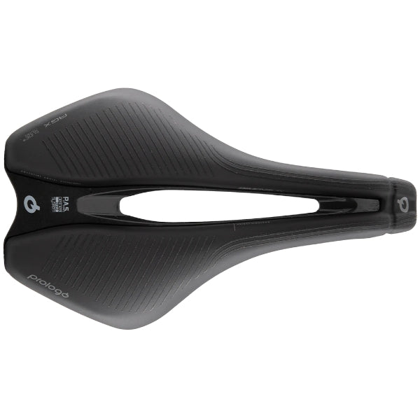 Prologo Dimension AGX Tirox 143mm saddle with Slide Control grip for gravel and endurance cycling comfort