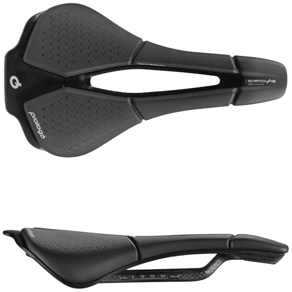 Prologo Scratch M5 PAS Nack Saddle 140mm lightweight ergonomic design providing comfort power transfer and pressure relief