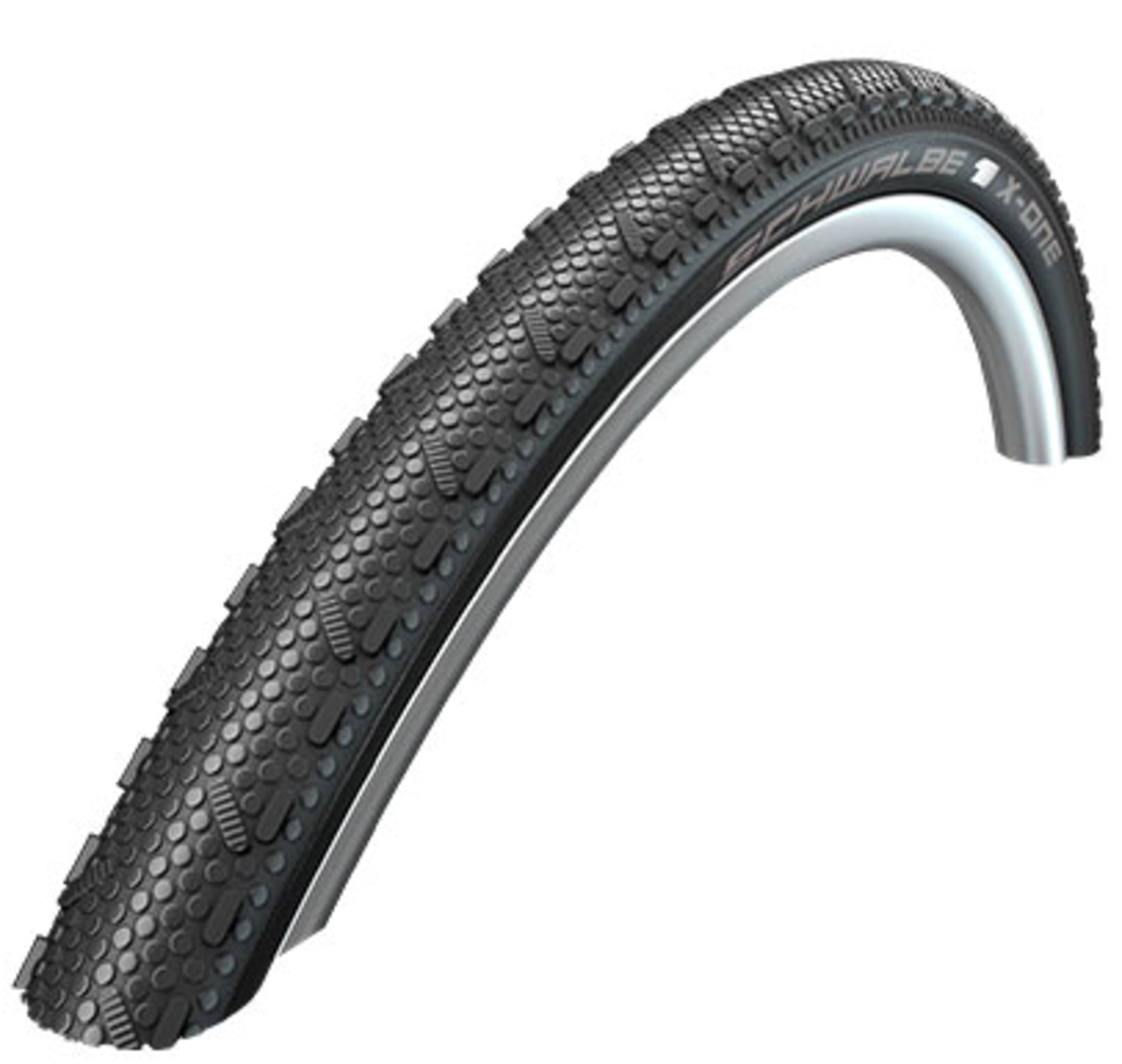 Schwalbe X-One Speed tubeless tire smooth center tread for cyclocross and gravel racing