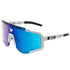 Scicon Aeroscope White sunglasses with Multimirror Blue lens for professional cycling