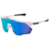 Scicon Aeroshade Kunken White sunglasses with Multimirror Blue lens for cycling