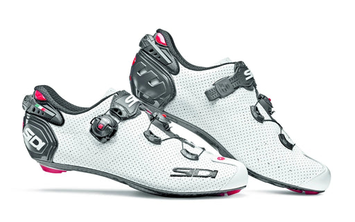 41.5 / White/Black Sidi Wire 2 Carbon Air Road Shoes - Options