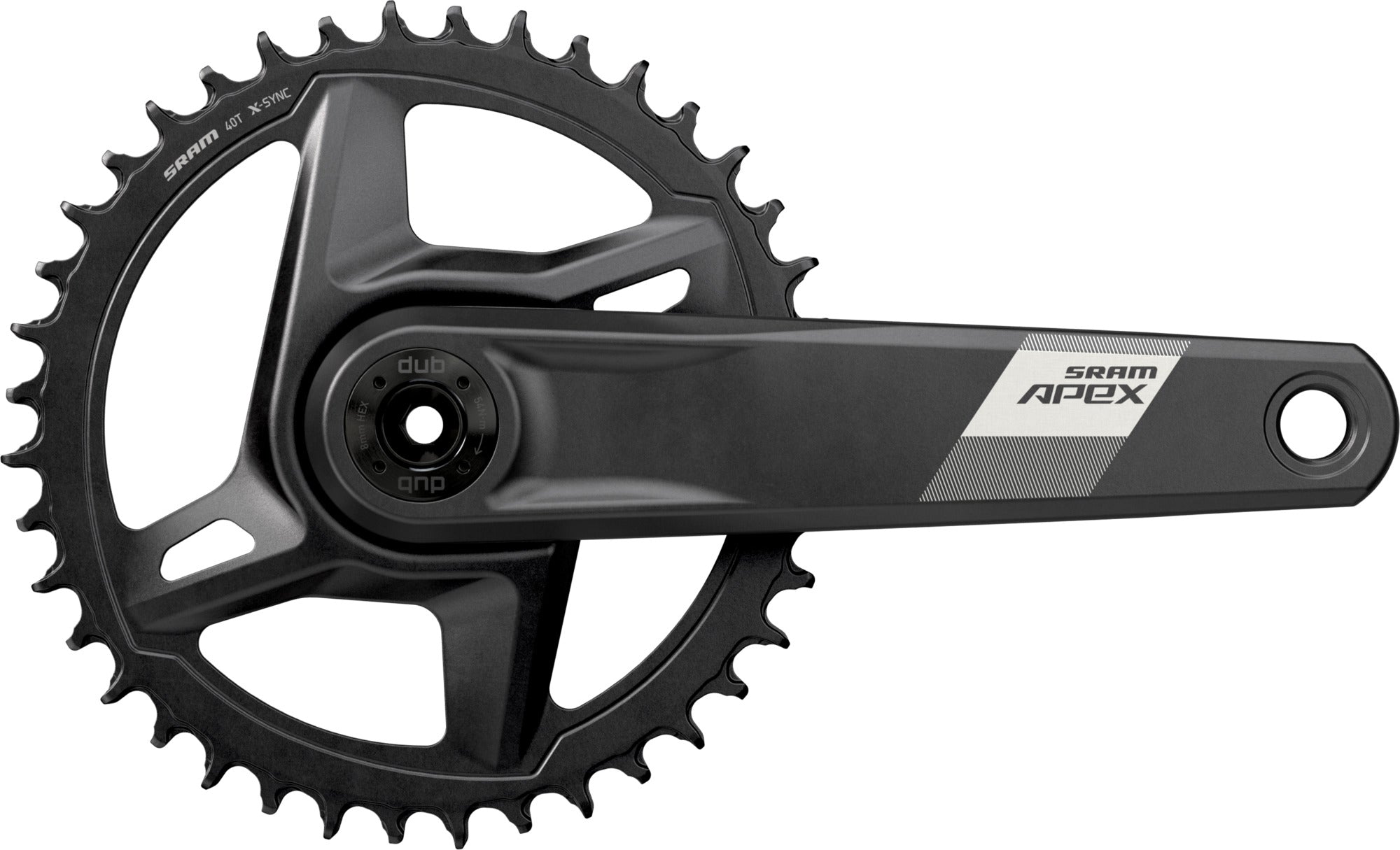 SRAM Apex 1 AXS DUB 40T crankset 12 speed gravel bike crank arm set