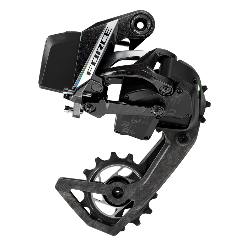SRAM FORCE AXS E1 12 Speed Rear Derailleur, Medium Cage