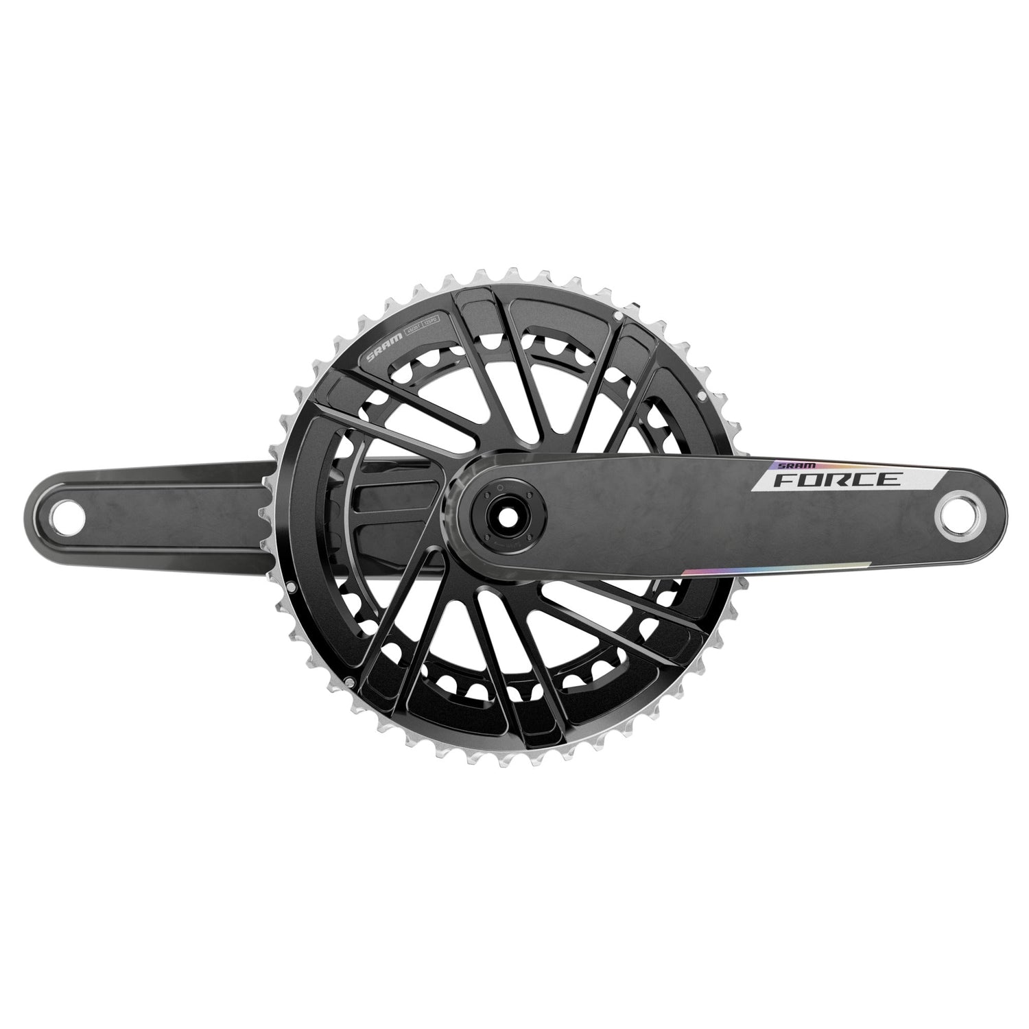 SRAM Force AXS E1 48/35T DUB Crankset – lightweight 2x 12-speed road bike crankset for smooth power transfer and precise shifting