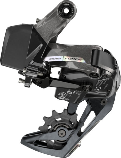 SRAM Force XPLR AXS 12 speed rear derailleur long cage gravel drivetrain