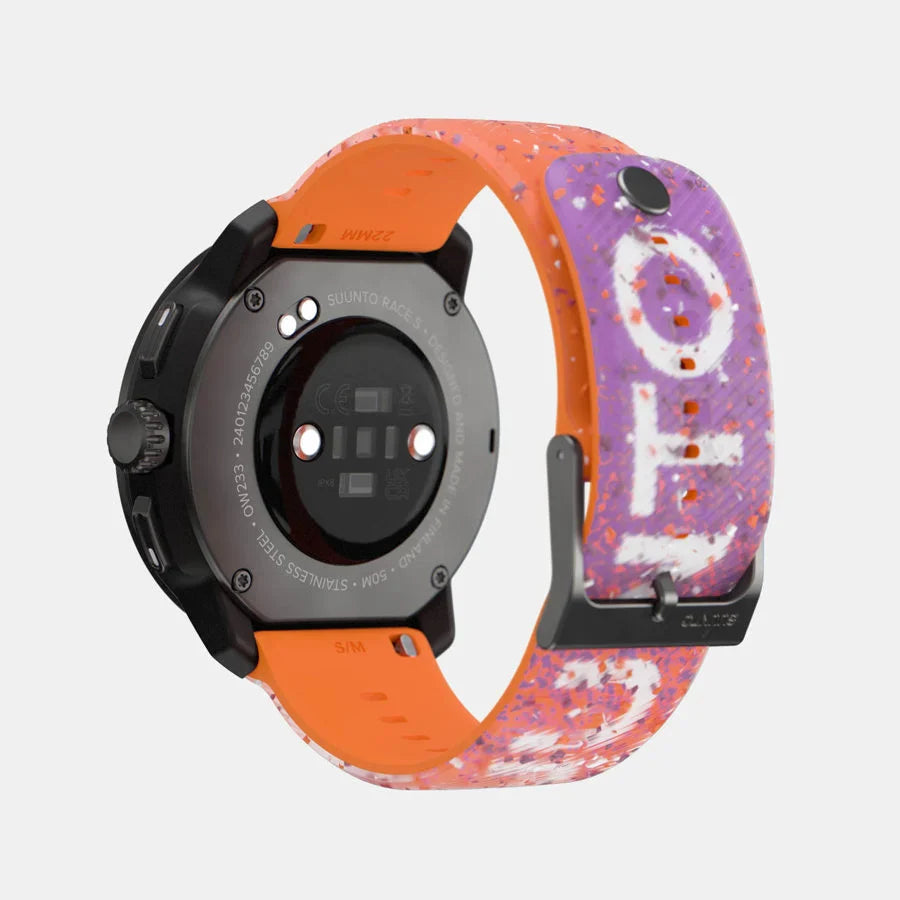 Suunto Race S Sports Watch with GPS tracking, heart rate monitor, and lightweight design for cycling and endurance athletes