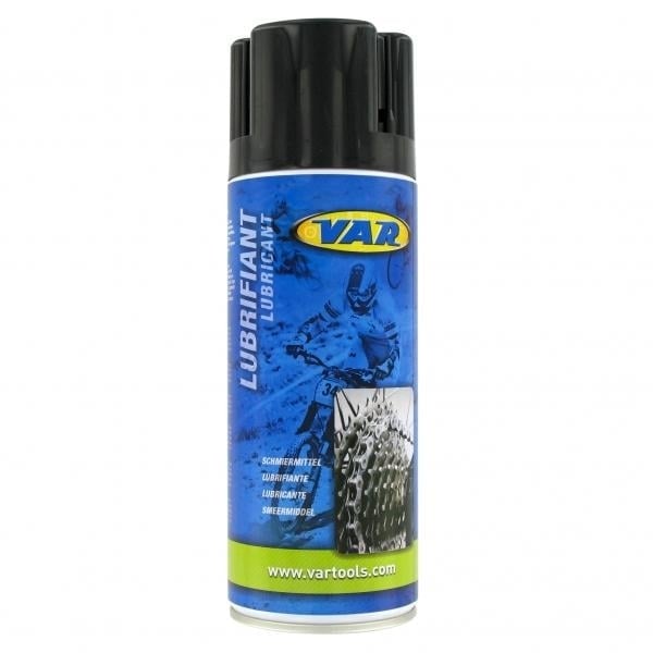 VAR NL-75500 Professional Chain Lubricant 400mL high-performance formula reducing friction and ensuring smooth quiet drivetrain operation