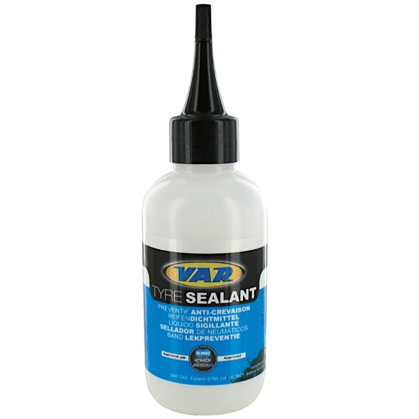 VAR Professional Tire Sealant tubeless-ready formula sealing punctures instantly for reliable protection and long-lasting tire performance