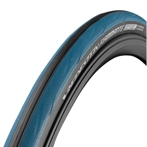 700x23 Black/Blue Vredestein Fiammante Folding Clincher Tire - Options
