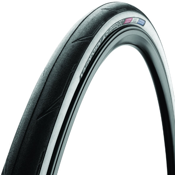 700 x 25 Black/White Vredestein Superpasso Clincher Tire - Options