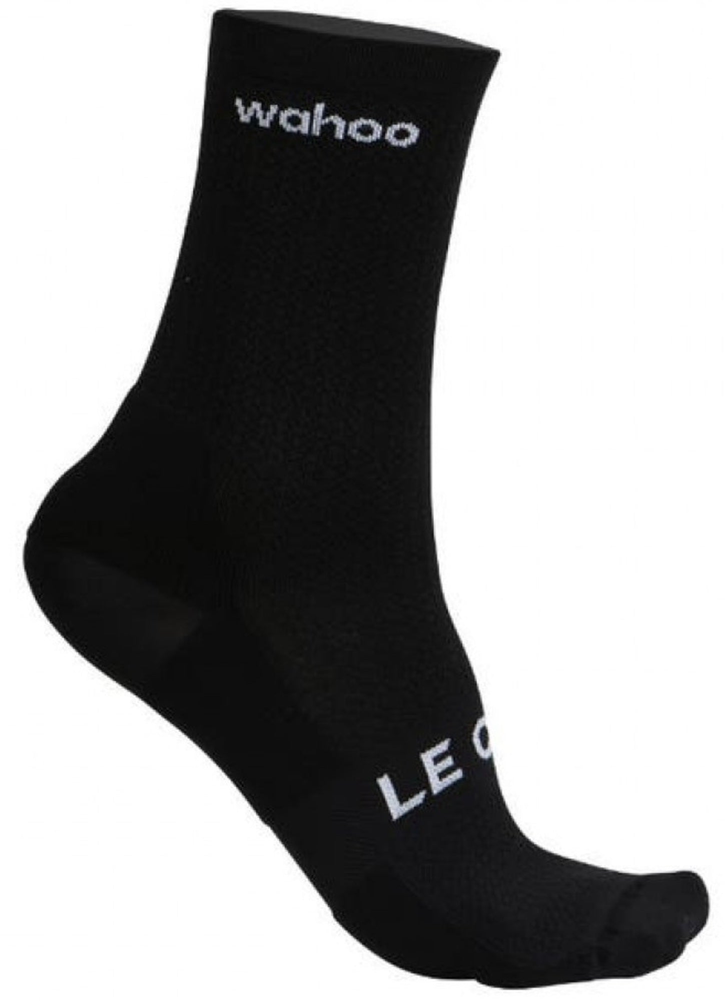 Wahoo Cycling Socks Black lightweight breathable performance bike socks various sizes