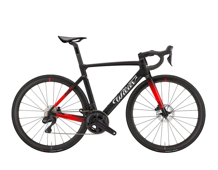 X-Small / Black/Red Wilier Cento 10 SL Disc Ultegra Carbon Road Bike - Options
