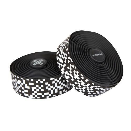 Burgh Pixel Handlebar Tape White Print premium durable cycling bar wrap